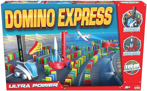 Goliath Domino Express Ultra Power, Gioco Costruzione, A Partire Dai 6 Anni, Per 1 O Più Giocatori, Stimola Ingegno