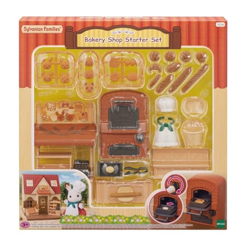 Sylvanian Families 5536 Bakery Shop Starter Set - Dollhouse Playsets