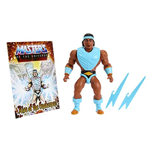 Masters Of The Universe - Origins Bolt-Man, Action Figure, Personaggio Per Combattimenti Da Gioco E Da Collezione, Giocattolo Per Bambini 6+ Anni, Hkm