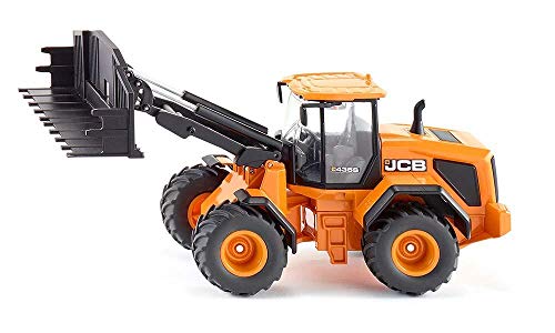 Siku 3663, Pala Caricatrice Jcb 435S Agri, 1:32, Metallo E Plastica, Arancione, Pezzi Facili Da Montare Sul Caricatore Frontale