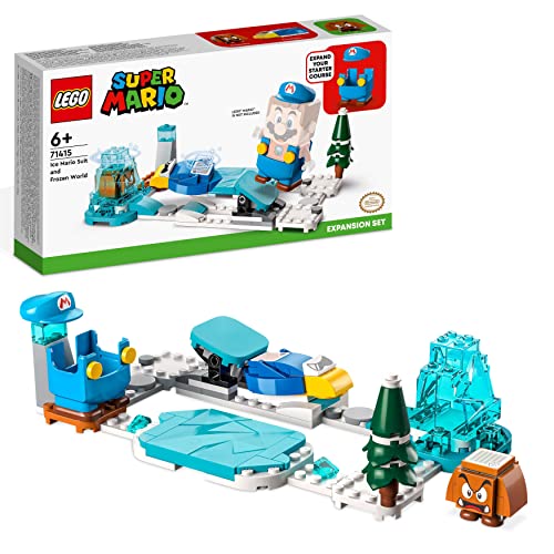 Lego Super Mario Pack Di Espansione Costume Di Mario Ghiaccio E Mondo Ghiacciato, Modellino Da Costruire Con Tuta E Personaggi Pinguastro E Goomba 714