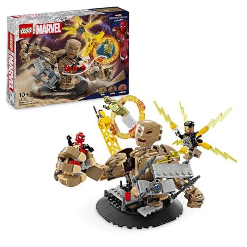 Lego Marvel Spider-Man Vs. Uomo Sabbia: Battaglia Finale Con Minifigure Dei Cattivi, Gioco Di Ruolo Per Bambini, Bambine, Ragazzi E Ragazze, Idea Rega