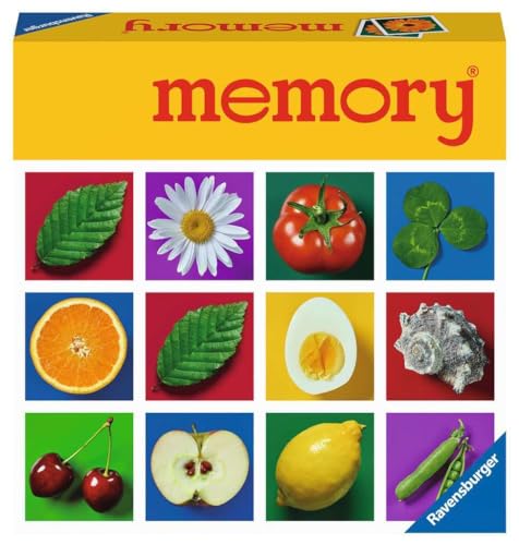 Ravensburger Ravensburger-Ravensburger-20889 Memory, Nuova Edizione Del Classico 1969, Gioco Di Riferimento Per 2-8 Giocatori Dai 6 Anni In Su, Multic