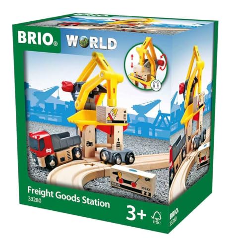 Brio- Stazione Movimentazione Merci, Multicolore, 33280