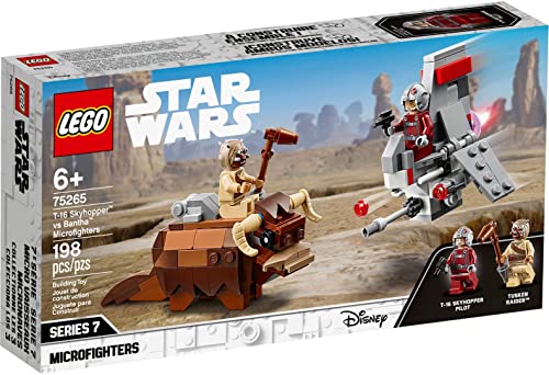 Lego Star Wars Microfighter T-16 Skyhopper Vs Bantha, Playset Collezione Del Film Una Nuova Speranza, 75265