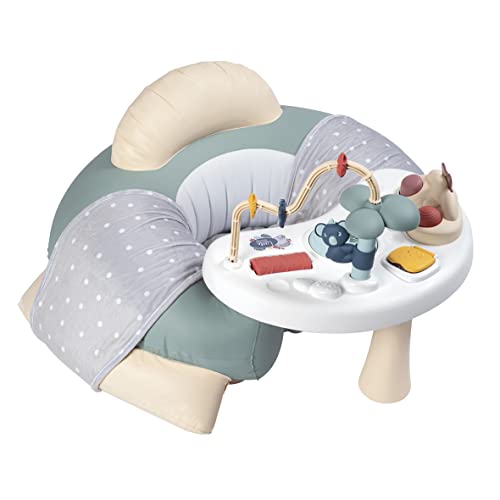 Smoby Toys Little Smoby - Seggiolino Gonfiabile Con Tavolo Da Gioco, Con Schienale E Bracciolo, Seduta E Tavolo Activity Per Bambini Dai 6 Mesi In Su