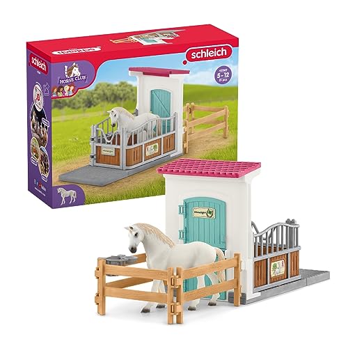 Schleich 42569 Box Dei Cavalli, Da 5 Anni, Horse Club - Playset, 21 Pezzi