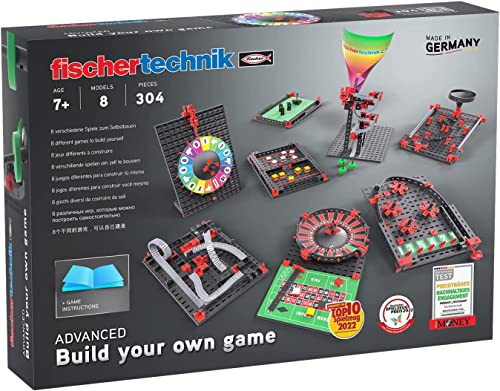 Fischertechnik- Build Your Own Game, Multicolore, 564067