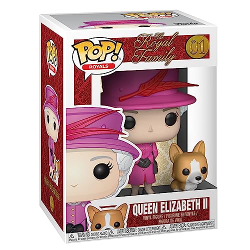 Funko Pop! Queen Elizabeth Ii & Corgi Buddy: Royal Family - Figura In Vinile Da Collezione - Idea Regalo - Merchandising Ufficiale - Giocattoli Per Ba