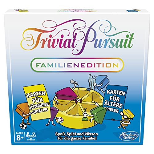 Hasbro Gaming E1921100 - Gioco Di Famiglia Trivial Pursuit Familien Edition