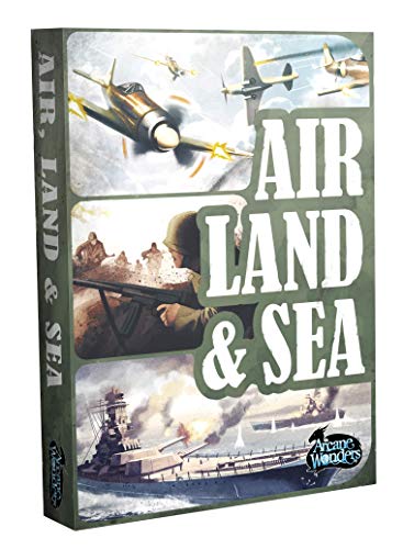Arcane Wonders, Air Land & Sea: Revised Edition, Card Game, Ages 14+, 2 Players, 20 Minutes Playing Time
