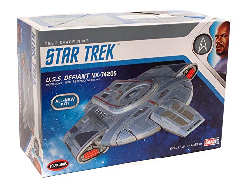 Round2 Pol952/12 1/1000 Star Trek Uss Defiant - Modellino Di Ferrovia In Plastica, Multicolore