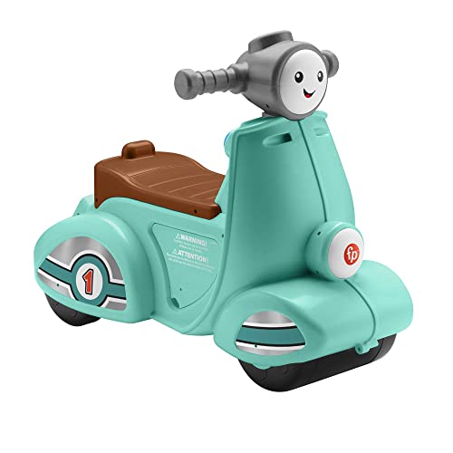 Fisher-Price - Ridi & Impara Smart Stages, Scooter Giocattolo Cavalcabile Per I Primi Passi, Contenuti Didattici Per Gioco Di Finzione, Versione Multi