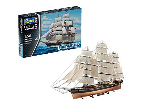 Revell Kit Modello Cutty Sark, Scala 1 96 (5422) (05422), 36 «Lungo, In Plastica