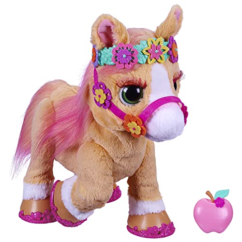 Furreal Friends Cinnamon, Il Mio Pony Stiloso, Peluche Interattivo Con Oltre 80 Suoni E Reazioni, 26 Accessori Per Acconciature, Dai 4 Anni In Su, Mul