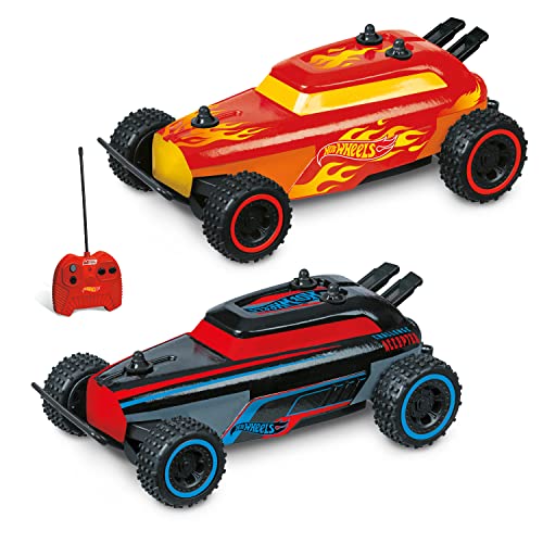Mondo- Hot Wheels Rc 1:28 Micro Rip Rod Motors Macchina Radiocomandata Per Bambini-2 Colori Assortiti-Scala 1:28-63702, Multicolore, 63702