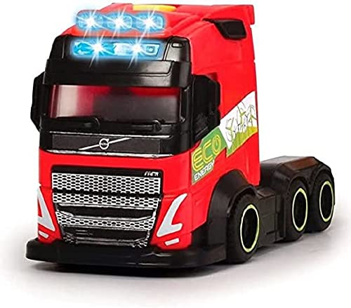 Dickie City Heavy Load Mack Truck 41 Cm, Parti Apribili, Luci & Suoni, Inclusa Turbina Eolica Con Motore A Molla, 3 Anni, 203747011