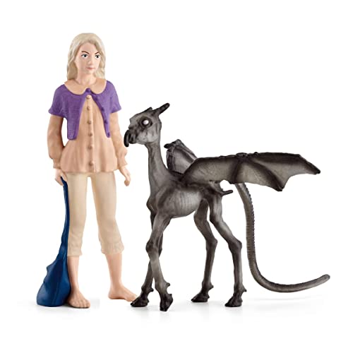 Schleich 42636 Luna E Thestral, Da 6 Anni, Wizarding World - Figura, 12 X 2 X 10 Cm