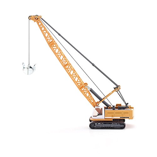 Siku 1891, Escavatore A Fune Liebherr, 1:87, Metallo E Plastica, Giallo, Benna Mordente, Con Verricello
