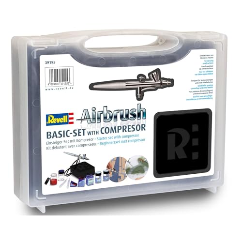 Revell New Basic 39195 - Kit Aerografo Per Principianti Modellismo, Multicolore