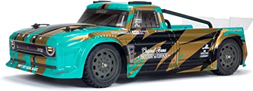 Arrma-1/8 Infraction 4Wd Mega Resto-Mod Truck Rtr, Teal/Bronze Rc Car, Ara4215V3Bit2