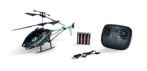 Carson 500507160 Toxic Spider 340 100% Rtf - Elicottero Telecomandato, Modello Robust Rtf (Ready To Fly) Per Principianti, Per Bambini Dai 12 Anni