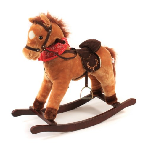 Bayer Chic 2000-Nein Cavallo A Dondolo, Colore Marrone, 404 05