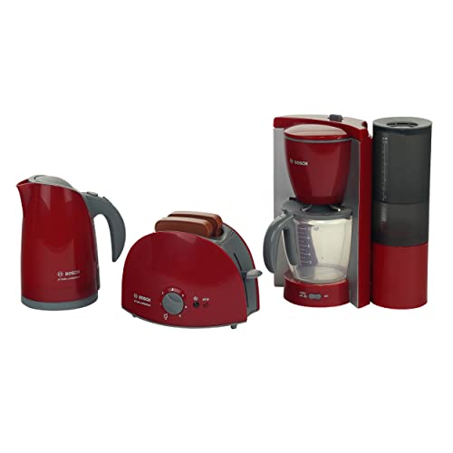 Theo Klein 9591 Set Per La Prima Colazione | Set Da Cucina Composto Da Tostapane, Macchina Per Il Caffè E Bollitore | Giocattoli Per Bambini Dai 3 Ann