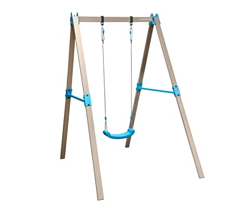 Hudora 64024 Vario - Dondolo Da Giardino Con Modulo Di Base V- Personalizzabile, Colore: Beige/Blu'