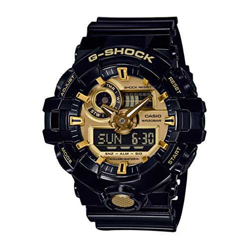 Casio Orologio Analogico-Digitale Quarzo Da Uomo Con Cinturino In Resina Ga-710Gb-1Aer