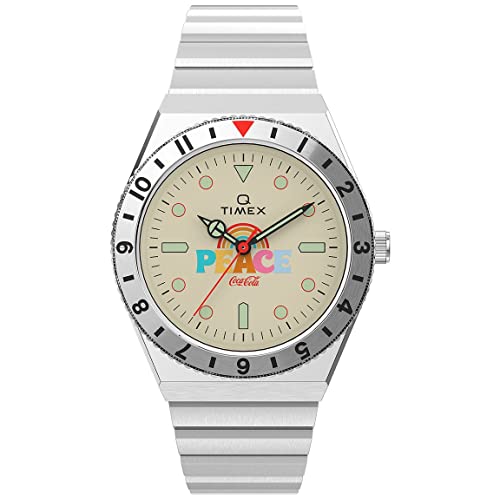Timex Orologio Analogico Al Quarzo Da Uomo Con Cinturino In Acciaio Inossidabile Tw2V25800