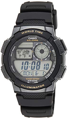 Casio Orologio Digitale Al Quarzo Uomo Con Cinturino In Plastica Ae-1000W-1Avef