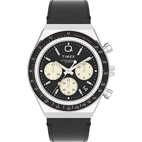 Timex Orologio Cronografo Al Quarzo Uomo Con Cinturino In Pelle Tw2V42700