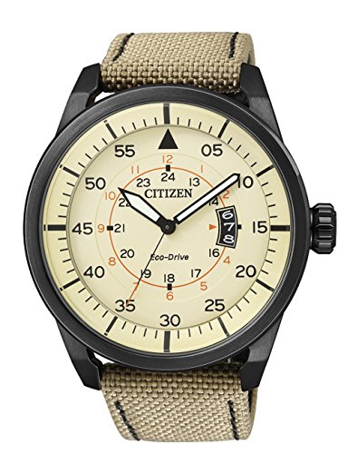 Citizen Aviator Eco Drive Aw1365-19P - Orologio Da Polso Uomo