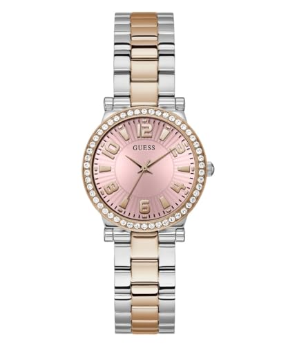 Guess Orologio Da Donna Fawn Acciaio Inossidabile, Multicolore/Oro Rosso