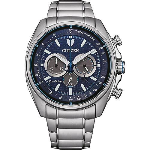 Citizen Orologio Cronografo Al Quarzo Giapponese Uomini Con Cinturino In Acciaio Inossidabile Ca4560-81L