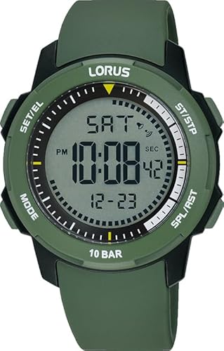 Lorus Orologio Digitale Al Quarzo Uomo Con Cinturino In Silicone R2377Px9