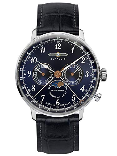 Zeppelin – Braccialetto Unisex Orologio Cronografo Al Quarzo In Pelle 7036 – 3