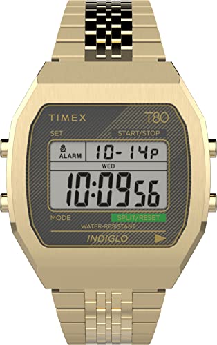Timex Orologio Digitale Al Quarzo Da Donna Con Cinturino In Acciaio Inossidabile Tw2V74300