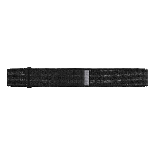 Samsung Fabric Band (Wide, M/L) Cinturino In Materiale Riflettente Per Galaxy Watch4 | Watch5 | Watch6 Series, Black