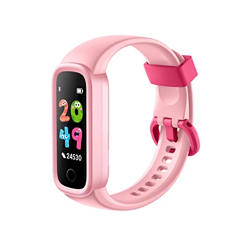 Smarty2.0 - Smartwatch Per Bambini Sw039B - Colore Rosa/Fucsia - Frequenza Cardiaca, Chiamate Bluetooth, Modalità Sport, Resistenza All'Acqua Ip68 - C