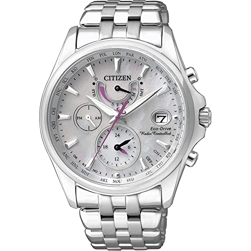 Citizen Orologio Quadrante Multiplo Automatico Donna Con Cinturino In Acciaio Inossidabile Fc0010-55D