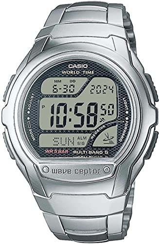 Casio Orologio Digitale Quarzo Uomini Con Cinturino In Acciaio Inox Wv-58Rd-1Aef