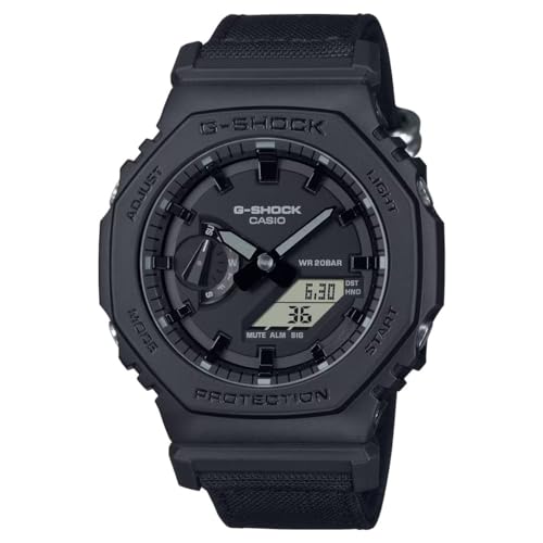 Casio Orologio Analogico-Digitale Al Quarzo Unisex Con Cinturino In Tessuto Ga-2100Bce-1Aer