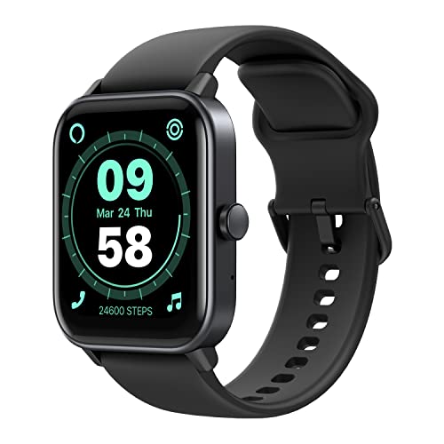Smarty2.0 - Smartwatch Sw038A - Colore Nero - Assistente Vocale Alexa Integrata, Chiamate Bluetooth, 14 Modalità Sport, Display Da 1.8" - Cinturino In
