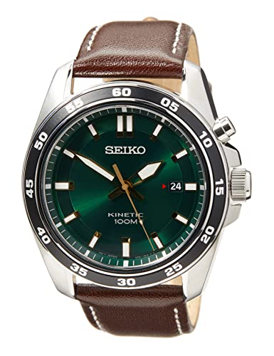 Seiko Orologio Analogico Automatico Uomo Con Cinturino In Pelle Ska791P1