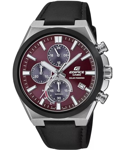 Casio Orologio Analogico Al Quarzo Uomo Con Cinturino In Acciaio Inossidabile Efs-S630Bl-5Avuef