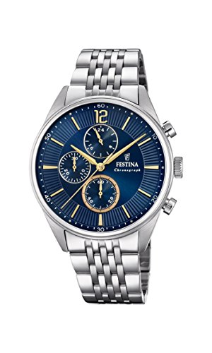 Festina Orologio Cronografo Quarzo Uomo Con Cinturino In Acciaio Inox F20285/3