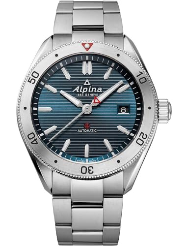 Alpina Orologio Analogico Al Quarzo Uomo Con Cinturino In Acciaio Inossidabile Mid-39663