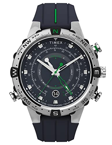 Timex Orologio Analogico Quarzo Da Uomo Con Cinturino In Gomma Tw2V22100